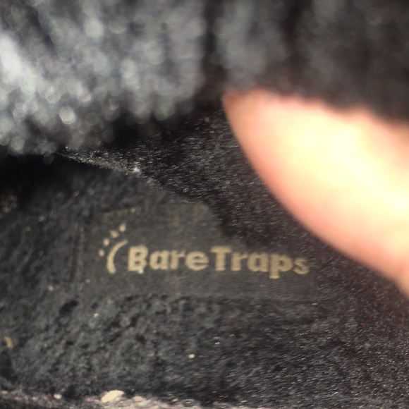 Black Suede Women's Boots with Button Detail - Picture 11 of 11